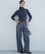 【Oggi1月号/CLASSY.11月号掲載】ウーステッドウール リブタートルネック ニット