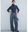 【Oggi1月号/CLASSY.11月号掲載】ウーステッドウール リブタートルネック ニット