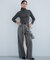 【Oggi1月号/CLASSY.11月号掲載】ウーステッドウール リブタートルネック ニット