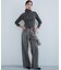 【Oggi1月号/CLASSY.11月号掲載】ウーステッドウール リブタートルネック ニット