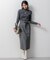 【Oggi1月号/CLASSY.11月号掲載】ウーステッドウール リブタートルネック ニット