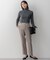 【Oggi1月号/CLASSY.11月号掲載】ウーステッドウール リブタートルネック ニット
