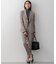 【Oggi1月号/CLASSY.11月号掲載】ウーステッドウール リブタートルネック ニット