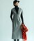 【Oggi1月号/CLASSY.11月号掲載】ウーステッドウール リブタートルネック ニット