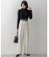 【Oggi1月号/CLASSY.11月号掲載】ウーステッドウール リブタートルネック ニット