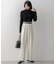 【Oggi1月号/CLASSY.11月号掲載】ウーステッドウール リブタートルネック ニット