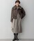 【Oggi1月号/CLASSY.11月号掲載】ウーステッドウール リブタートルネック ニット