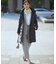 【Oggi1月号/CLASSY.11月号掲載】ウーステッドウール リブタートルネック ニット