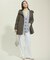 【Oggi1月号/CLASSY.11月号掲載】ウーステッドウール リブタートルネック ニット