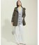 【Oggi1月号/CLASSY.11月号掲載】ウーステッドウール リブタートルネック ニット