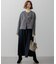 【Oggi1月号/CLASSY.11月号掲載】ウーステッドウール リブタートルネック ニット