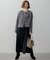 【Oggi1月号/CLASSY.11月号掲載】ウーステッドウール リブタートルネック ニット