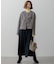 【Oggi1月号/CLASSY.11月号掲載】ウーステッドウール リブタートルネック ニット