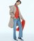 【Oggi1月号/CLASSY.11月号掲載】ウーステッドウール リブタートルネック ニット