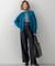 【Oggi1月号/CLASSY.11月号掲載】ウーステッドウール リブタートルネック ニット