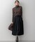 【Oggi1月号/CLASSY.11月号掲載】ウーステッドウール リブタートルネック ニット
