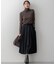 【Oggi1月号/CLASSY.11月号掲載】ウーステッドウール リブタートルネック ニット