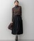 【Oggi1月号/CLASSY.11月号掲載】ウーステッドウール リブタートルネック ニット