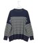 【WEB限定カラーあり/洗える】ウーステッドウール ワイドシルエット ニット