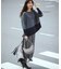 【WEB限定カラーあり/洗える】ウーステッドウール ワイドシルエット ニット