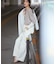 【WEB限定カラーあり/洗える】ウーステッドウール ワイドシルエット ニット