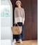 【WEB限定カラーあり/洗える】ウーステッドウール ワイドシルエット ニット