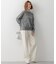 【洗える】23区DENIM ベルベットストレッチ ワイドパンツ