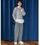 ナチュラルストレッチサキソニー バレル パンツ