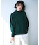 【GLOW10月号掲載/洗える】ナチュラルコットンベアコンビ カットソー