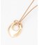 【Oggi掲載/好評につき追加】メタルリングトップ ネックレス