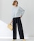 【洗える】Armor-lux スムース クロップド  ボーダー カットソー