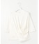 【SLOW/一部店舗限定】MVSコットン カシュクール 5分丈 Tシャツ