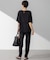 【Oggi・CLASSY.掲載】ストレッチジョーゼット テーパード パンツ