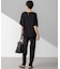 【Oggi・CLASSY.掲載】ストレッチジョーゼット テーパード パンツ