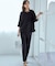 【Oggi・CLASSY.掲載】ストレッチジョーゼット テーパード パンツ