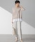 【Oggi・CLASSY.掲載】ストレッチジョーゼット テーパード パンツ
