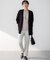 【Oggi・CLASSY.掲載】ストレッチジョーゼット テーパード パンツ