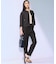 【Oggi・CLASSY.掲載】ストレッチジョーゼット テーパード パンツ