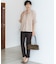 【Oggi・CLASSY.掲載】ストレッチジョーゼット テーパード パンツ