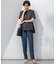 【Oggi・CLASSY.掲載】ストレッチジョーゼット テーパード パンツ