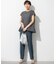 【Oggi・CLASSY.掲載】ストレッチジョーゼット テーパード パンツ