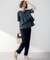 【Oggi・CLASSY.掲載】ストレッチジョーゼット テーパード パンツ