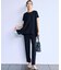 【Oggi・CLASSY.掲載】ストレッチジョーゼット テーパード パンツ