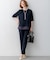 【Oggi・CLASSY.掲載】ストレッチジョーゼット テーパード パンツ