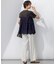 【Oggi5月号掲載/洗える】リネンレーヨンストレッチ ワイド パンツ