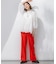 【Oggi5月号掲載/洗える】リネンレーヨンストレッチ ワイド パンツ