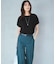 【Oggi5月号掲載/洗える】リネンレーヨンストレッチ ワイド パンツ