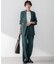 【Oggi5月号掲載/洗える】リネンレーヨンストレッチ ワイド パンツ