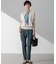 【洗える】リネンレーヨンストレッチ テーパード パンツ