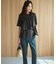 【洗える】リネンレーヨンストレッチ テーパード パンツ
